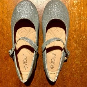 Girls Glitter Flats